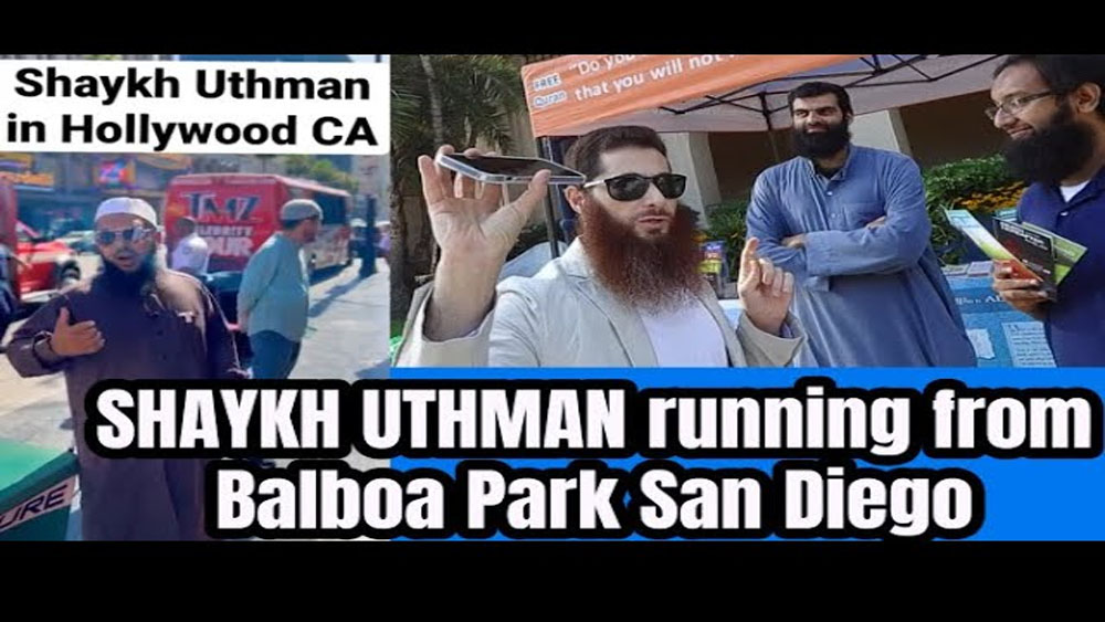 SHAYKH UTHMAN running from Balboa Park San Diego/BALBOA PARK